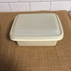 Vintage Tupperware Freeze N Save Ice Cream Container 1254-12 W/ 1255-1 Lid